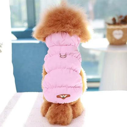 SnuggleFit Winter Pet Jacket – Soft, Stylish Warmth for Small to Medium Dogs & Cats